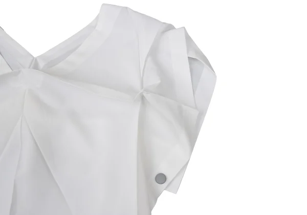 ISSEY MIYAKE 132 5. Ultrasonic Cutting Foil Print Origami Pleated Top K-168676_006