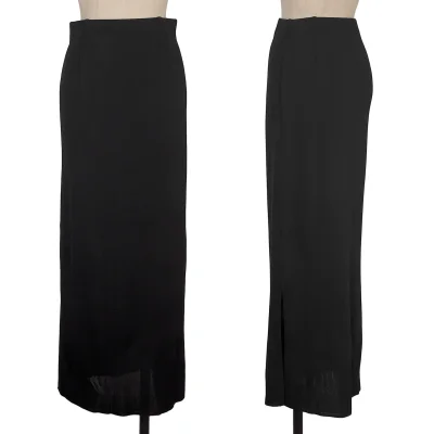 ISSEY MIYAKE PERMANENTE Acrylic Slit Long Skirt