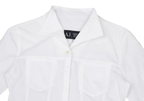 ARMANI JEANS Stretch Trucker-inspired Shirt K-168681_003