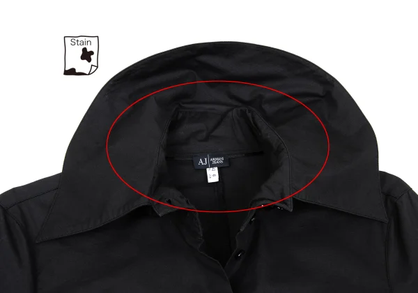 ARMANI JEANS Stretch Big Collar Shirt K-168682_005