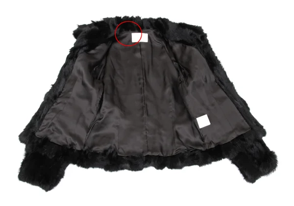PINK HOUSE Rabbit Fur Hook Closure Jacket K-168683_010