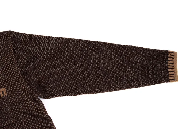 KENZO HOMME Wool Blend Patch Pocket Mock-neck Knit K-168684_005