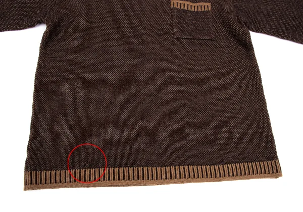 KENZO HOMME Wool Blend Patch Pocket Mock-neck Knit K-168684_007