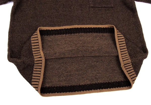 KENZO HOMME Wool Blend Patch Pocket Mock-neck Knit K-168684_009