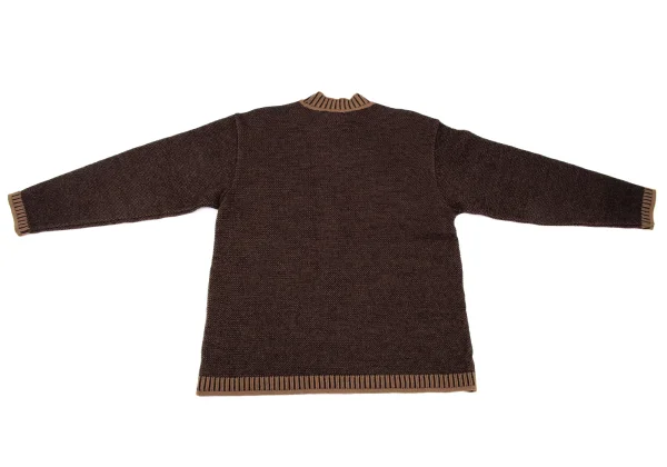 KENZO HOMME Wool Blend Patch Pocket Mock-neck Knit K-168684_010