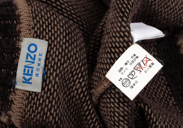 KENZO HOMME Wool Blend Patch Pocket Mock-neck Knit K-168684_012