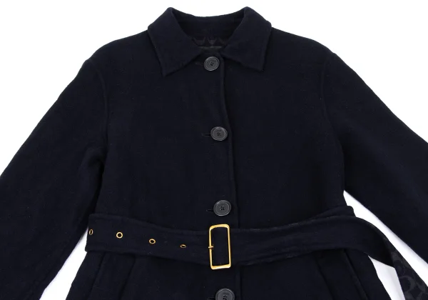 COACH Wool Blend Lining Signature Belted Coat K-168687_003
