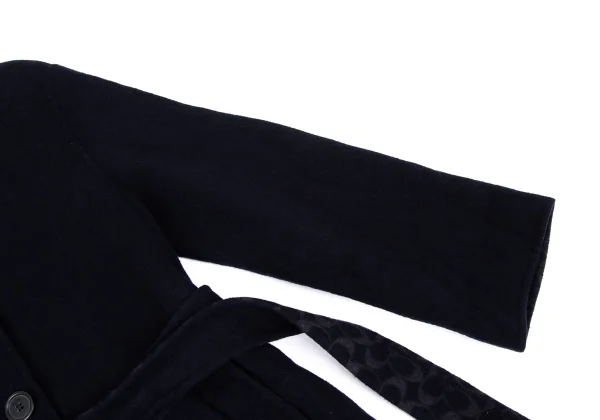 COACH Wool Blend Lining Signature Belted Coat K-168687_006