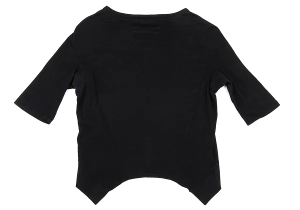 Y's Cotton Asymmetry Hem T-shirt K-168688_011