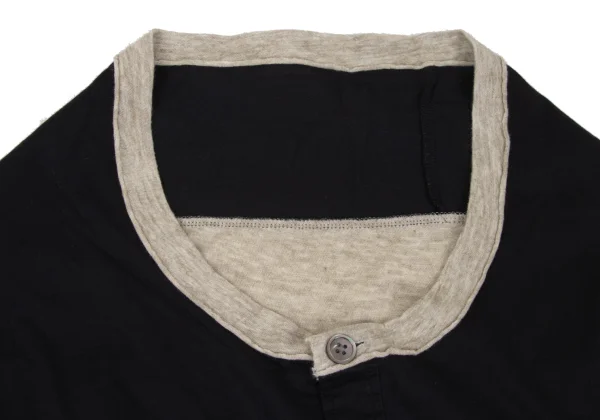 Y's Yak Blended Cotton Switching Cardigan K-168689_006