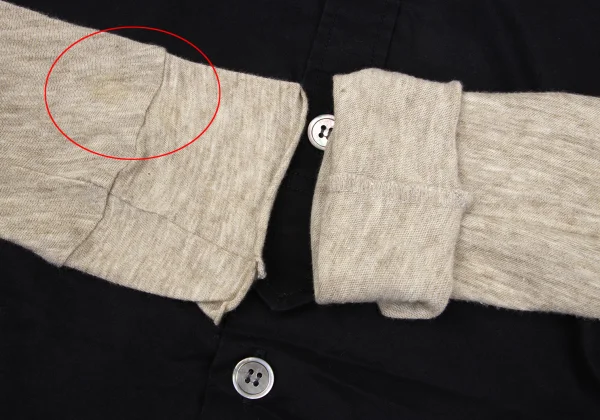 Y's Yak Blended Cotton Switching Cardigan K-168689_009