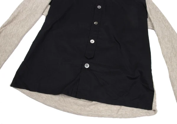 Y's Yak Blended Cotton Switching Cardigan K-168689_011