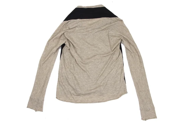 Y's Yak Blended Cotton Switching Cardigan K-168689_014