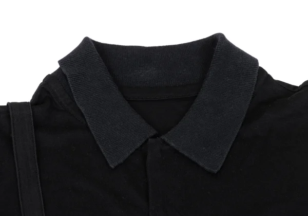 Y's One-shoulder Polo Shirt Dress K-168692_005