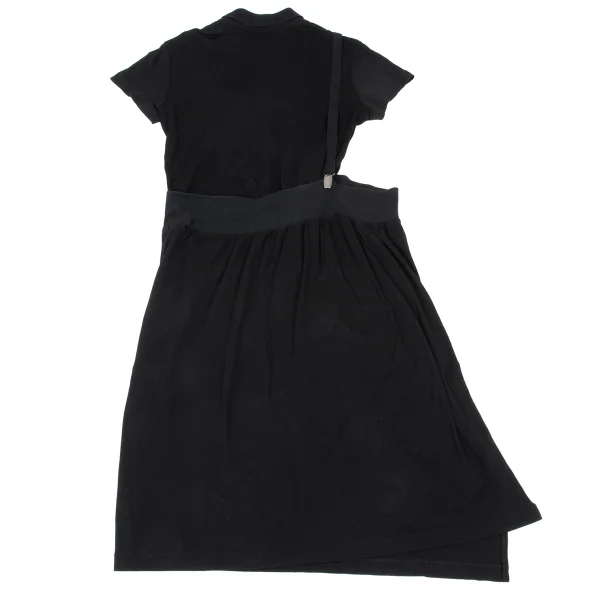 Y's One-shoulder Polo Shirt Dress K-168692_014