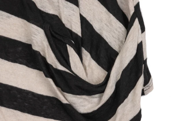 Y's Red Label Linen Striped Switching Tank Top K-168693_007