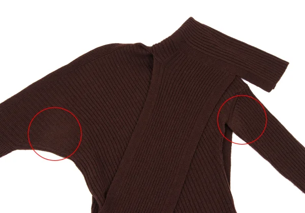 Y's Red Label Acrylic Blend Stole Neck Knit Sweater K-168694_003