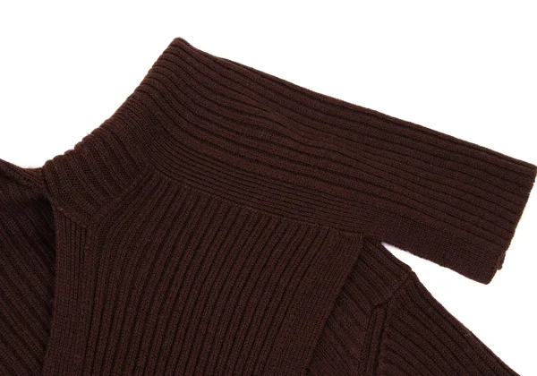 Y's Red Label Acrylic Blend Stole Neck Knit Sweater K-168694_007