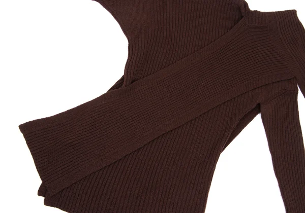 Y's Red Label Acrylic Blend Stole Neck Knit Sweater K-168694_012