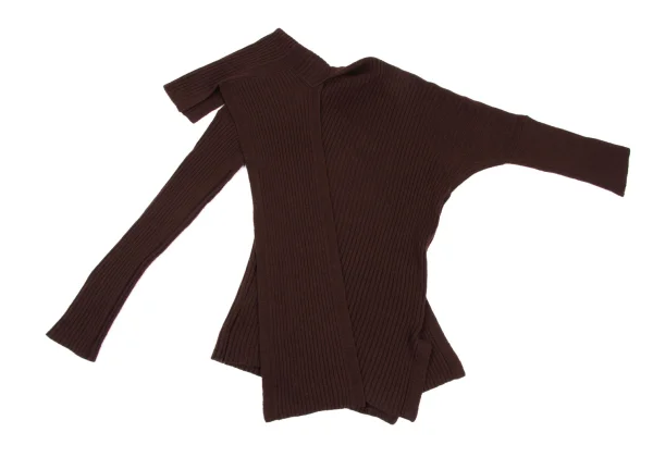 Y's Red Label Acrylic Blend Stole Neck Knit Sweater K-168694_016