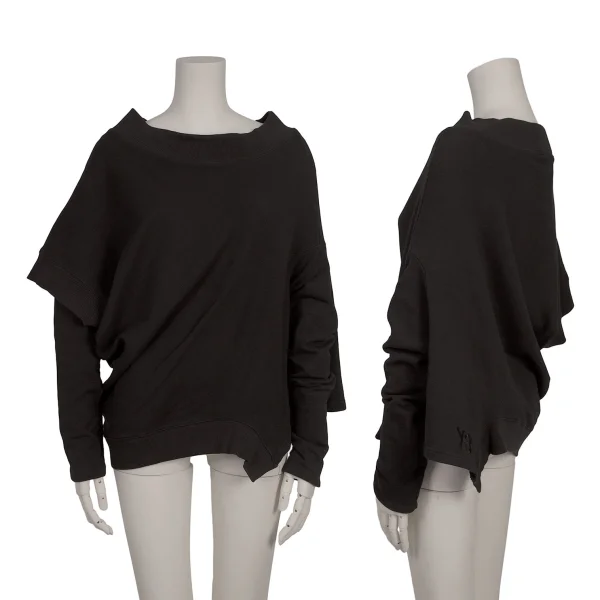 Y-3 Detachable Sleeve Deformed Sweatshirt Black M K-168696_001