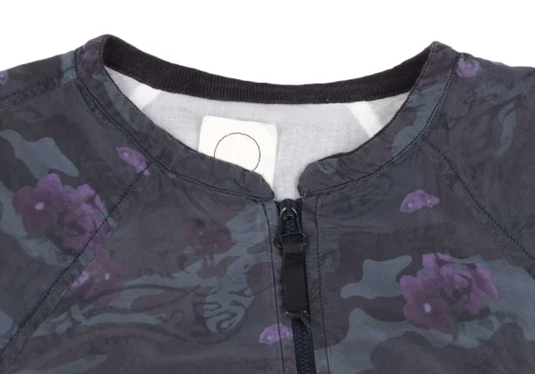 COMING SOON Silk Floral Print Short Sleeve Blouson K-168699_003