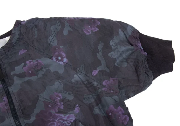 COMING SOON Silk Floral Print Short Sleeve Blouson K-168699_006