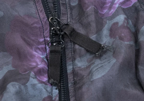 COMING SOON Silk Floral Print Short Sleeve Blouson K-168699_011