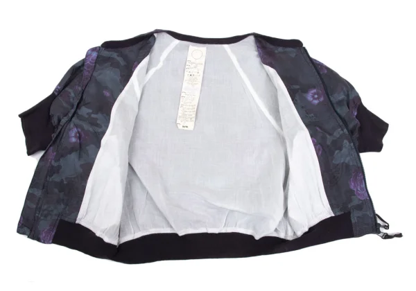 COMING SOON Silk Floral Print Short Sleeve Blouson K-168699_012
