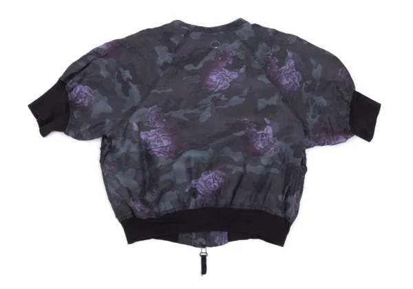 COMING SOON Silk Floral Print Short Sleeve Blouson K-168699_013