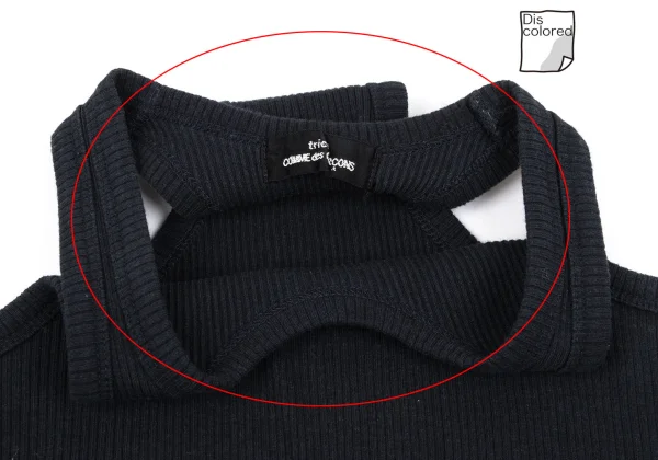 tricot COMME des GARCONS Cotton Linen Rib Tank Top K-168700_004