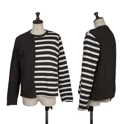 tricot COMME des GARCONS Cotton Switching Layered Stripe T Shirt