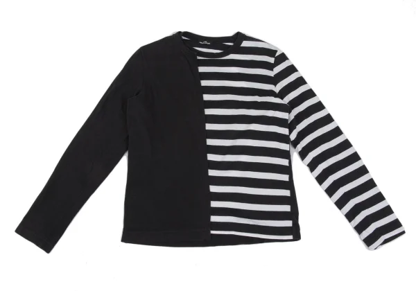 tricot COMME des GARCONS Cotton Switching Layered Stripe T Shirt K-168701_002