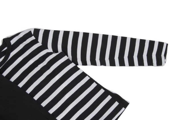 tricot COMME des GARCONS Cotton Switching Layered Stripe T Shirt K-168701_008