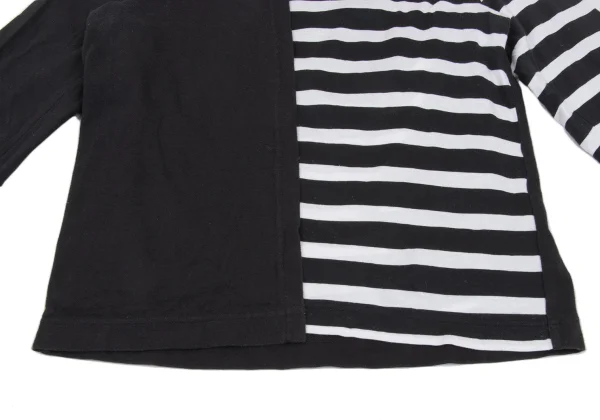 tricot COMME des GARCONS Cotton Switching Layered Stripe T Shirt K-168701_011