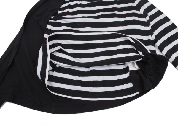 tricot COMME des GARCONS Cotton Switching Layered Stripe T Shirt K-168701_013