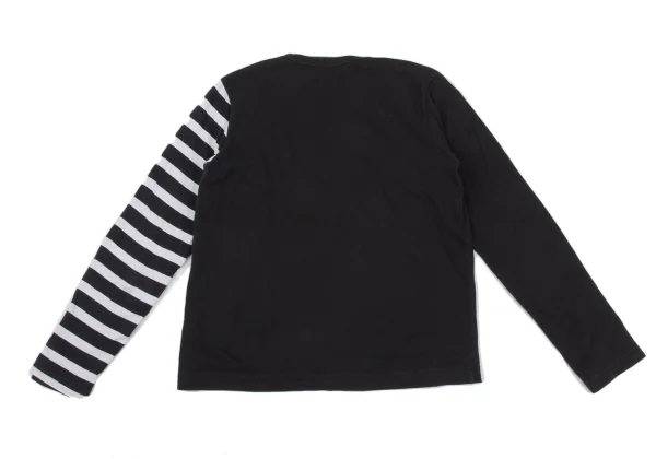 tricot COMME des GARCONS Cotton Switching Layered Stripe T Shirt K-168701_014