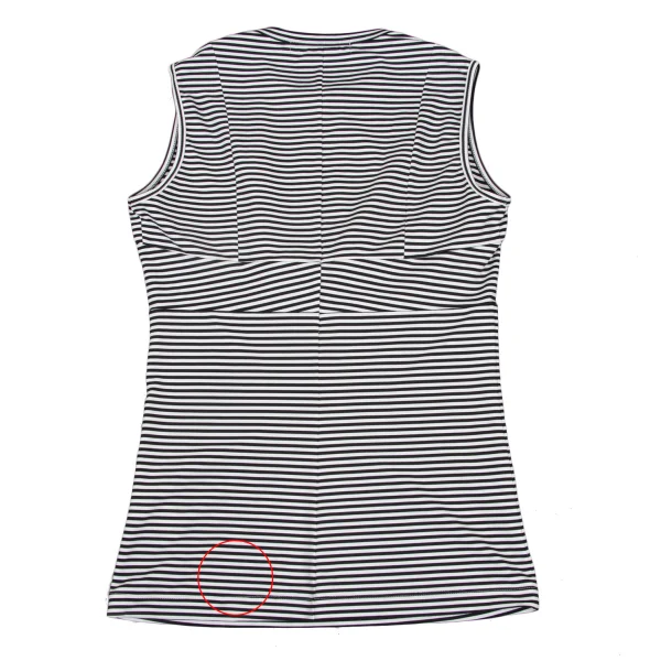 JUNYA WATANABE COMME des GARCONS Poly Stretch Stripe Sleeveless Top K-168702_013