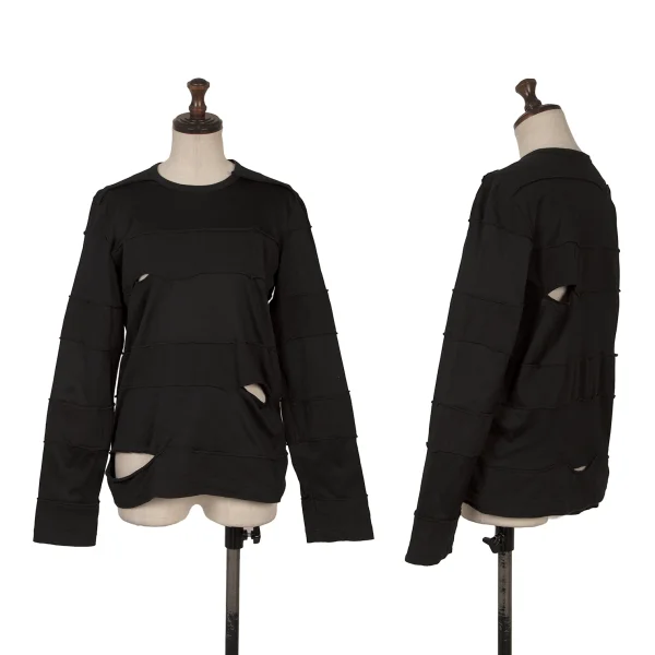 tao COMME des GARCONS Cutting Roll Switching Design T-shirt Black M K-168706_001