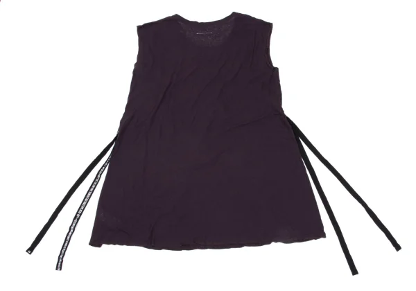 MM6 MAISON MARGIELA Cotton Linen Sleeveless Tunic K-168708_010