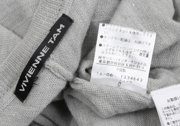 VIVIENNETAM Deformed Knit Sweater K-168709_012