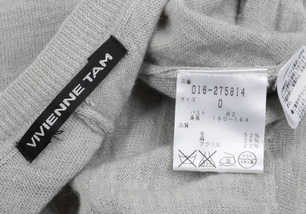 VIVIENNETAM Deformed Knit Sweater K-168709_013
