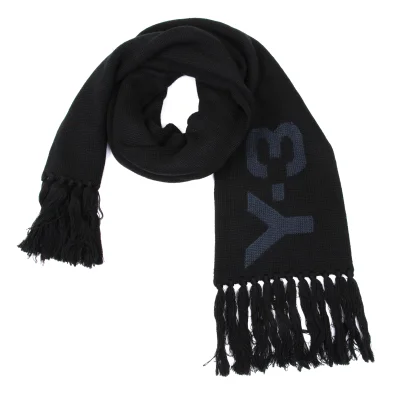 Y-3 Logo Jacquard Scarf