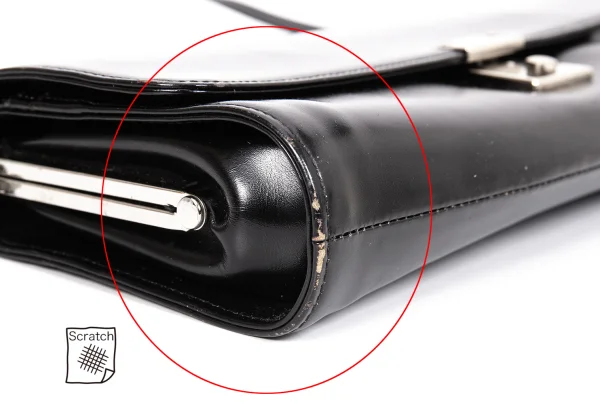 tricot COMME des GARCONS Leather Flap Shoulder Bag K-168712_007