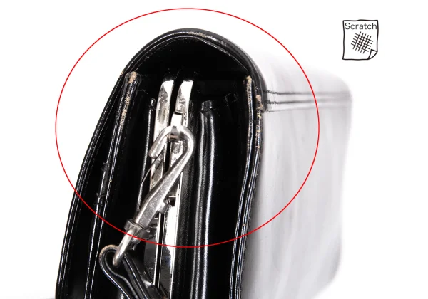 tricot COMME des GARCONS Leather Flap Shoulder Bag K-168712_010