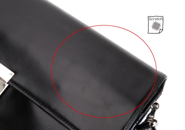 tricot COMME des GARCONS Leather Flap Shoulder Bag K-168712_012