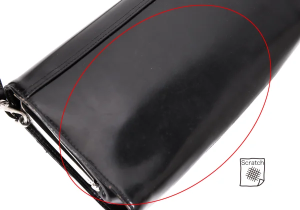 tricot COMME des GARCONS Leather Flap Shoulder Bag K-168712_013