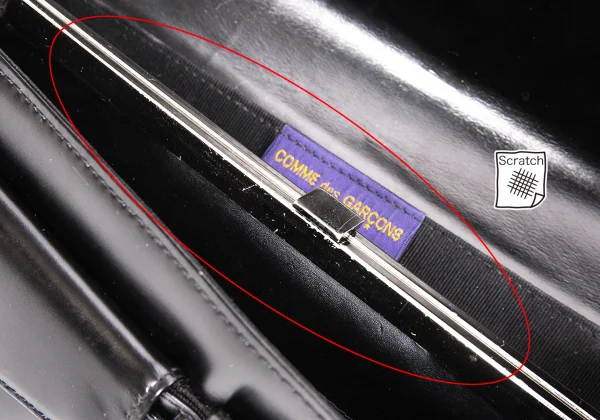 tricot COMME des GARCONS Leather Flap Shoulder Bag K-168712_017