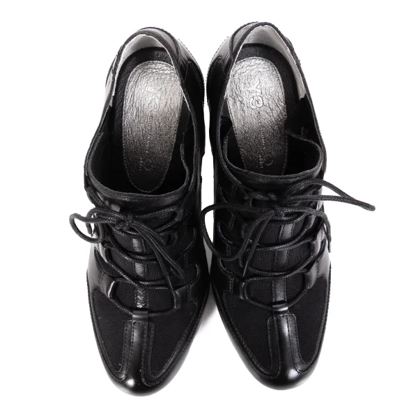 Y-3 DITA Lace Up Heel Leather Shoes K-168715_002
