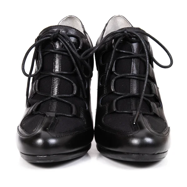 Y-3 DITA Lace Up Heel Leather Shoes K-168715_004